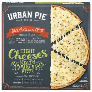 Urban Pie Pizza Thin Artisan Crust Eight Cheeses 12/16.7 OZ [UNFI #2850980] [ebt]