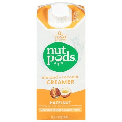 Nutpods Creamer Hazelnut Almond + Coconut 12/11.2 OZ [UNFI #1940840] [ebt]