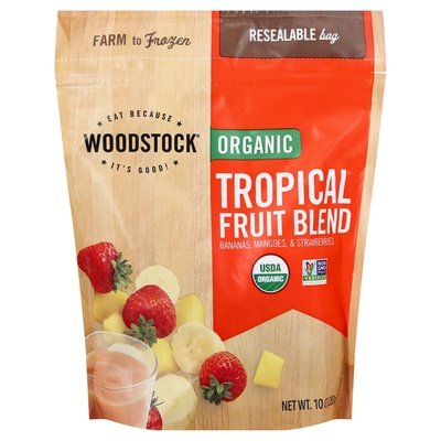 Woodstock Tropical Fruit Blend Organic 12/10 OZ [UNFI #559336] [ebt]