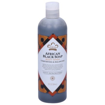 Nubian Heritage Body Wash African Black Soap 1/13 OZ [UNFI-CARLISLE #917997]
