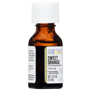 Aura Cacia Pure Essential Oil Sweet Orange Cheering 1/.5 OZ [UNFI-CARLISLE #713826]