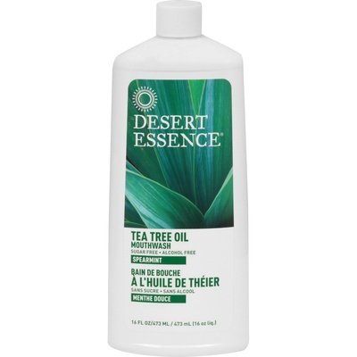 Desert Essence Mouthwash Tea Tree Oil Spearmint 1/16 OZ [UNFI-CARLISLE #583443]