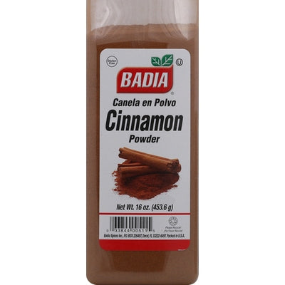 Badia Spices Cinnamon Powder 6/16 OZ [UNFI #0877340] [ebt]