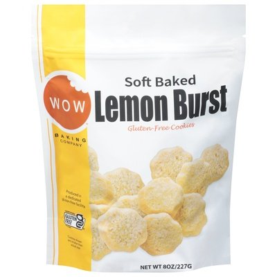 Wow Baking Company Cookies Gluten-Free Soft Baked Lemon Burst 6/8 OZ [UNFI #2942092] [ebt]