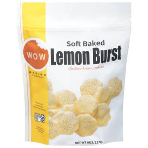 Wow Baking Company Cookies Gluten-Free Soft Baked Lemon Burst 6/8 OZ [UNFI #2942092] [ebt]