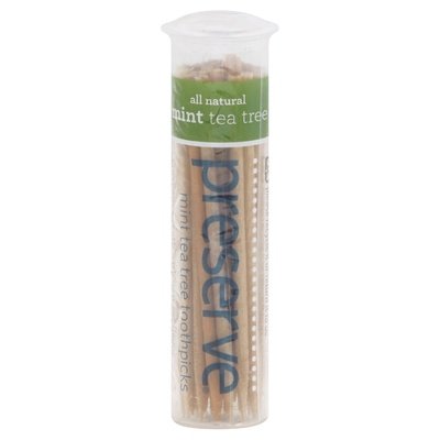 Preserve Flavored Toothpicks Mint Tea Tree 24/35 CT [UNFI-CARLISLE #725762]