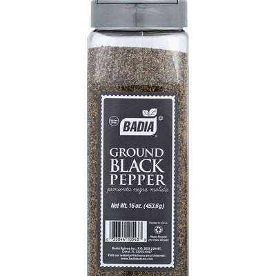 Badia Spices Black Pepper Ground 6/16 OZ [UNFI #01532324] [ebt]