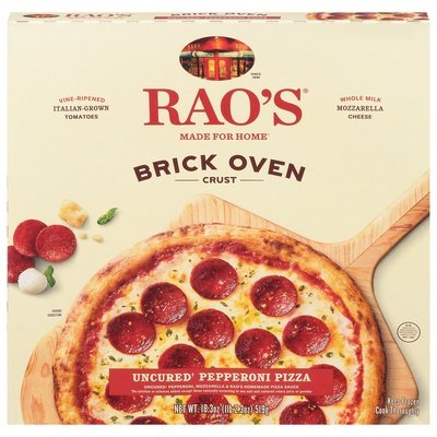 Raos Pizza Brick Oven Crust Uncured Pepperoni 12/18.3 OZ [UNFI #2868198] [ebt]