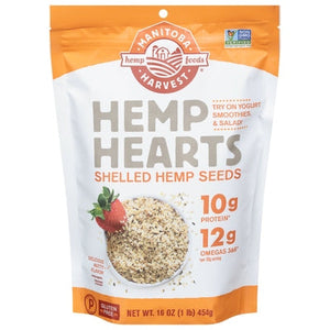 Manitoba Harvest Hemp Seeds Shelled Nutty Flavor 1/16 OZ [UNFI-CARLISLE #1042092] [ebt]