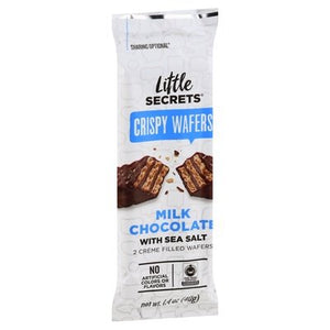 Little Secrets Crispy Wafers Milk Chocolate With Sea Salt 12/1.4 OZ [UNFI-CARLISLE #2277564] [ebt]