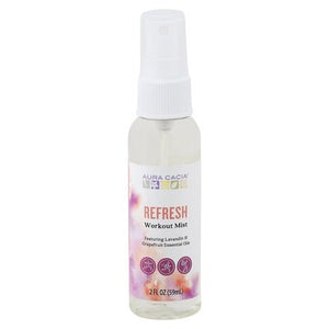 Aura Cacia Workout Mist Refresh 1/2 OZ [UNFI-CARLISLE #2745776]