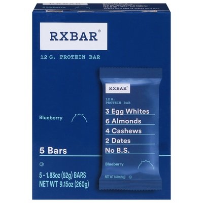 Rxbar Protein Bars Blueberry 6/5/1.83OZ [UNFI #2480838] [ebt]