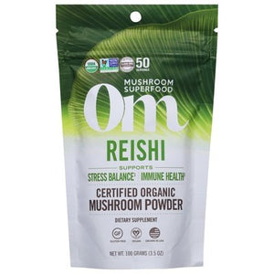 Om Mushroom Powder Organic Reishi 3.5 OZ [UNFI #2390565]