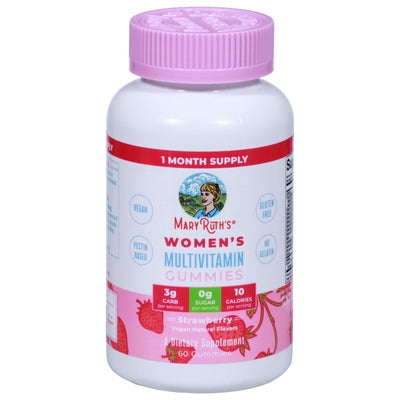 Mary Ruths Multivitamin Strawberry Womens Gummies 1/60 CT [UNFI-CARLISLE #2818599]