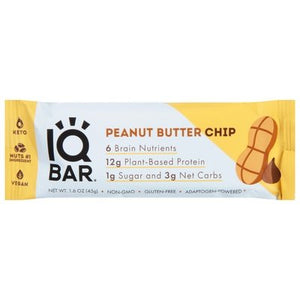 Iqbar Protein Bar Peanut Butter Chip 12/1.6 OZ [UNFI-CARLISLE #2446177] [ebt]