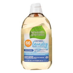 Seventh Generation Laundry Detergent Free & Clear 6/23.1 OZ [UNFI #2519775]