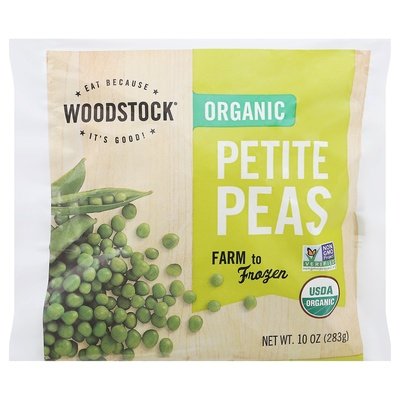 Woodstock Petite Peas Organic 12/10 OZ [UNFI #599738] [ebt]