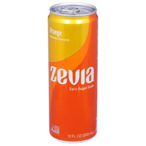 Zevia Soda Zero Sugar Orange 12/12 OZ [UNFI #2819241] [ebt] D