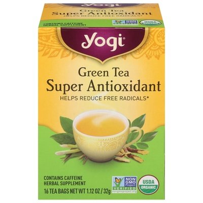 Yogi Green Tea Super Antioxidant Tea Bags 6/16 Bag [UNFI #0355289] [ebt]