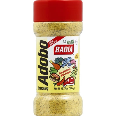 Badia Spices Seasoning with Pepper Adobo 12/12.75 OZ [UNFI #02194629] [ebt]