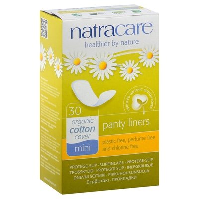 Natracare Panty Liners Organic Cotton Cover Mini 1/30 CT [UNFI-CARLISLE #507764]