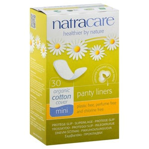 Natracare Panty Liners Organic Cotton Cover Mini 1/30 CT [UNFI-CARLISLE #507764]