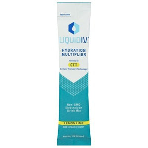 Liquid I V Electrolyte Drink Mix Lemon Lime 8/.56 OZ [UNFI #1860121] [ebt]