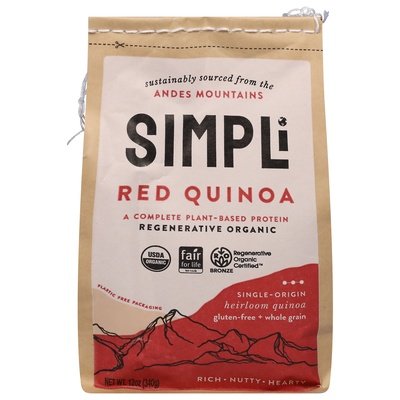 Simpli Red Quinoa 8/12 OZ [UNFI #2835841] [ebt]