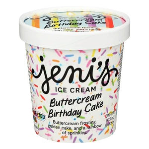 Jenis Ice Cream Buttercream Birthday Cake 8/16 OZ [UNFI #2693265] [ebt]