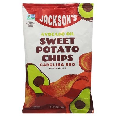 Jacksons Sweet Potato Chips Carolina Bbq Kettle Cooked 12/5 OZ [UNFI #2781565] [ebt]