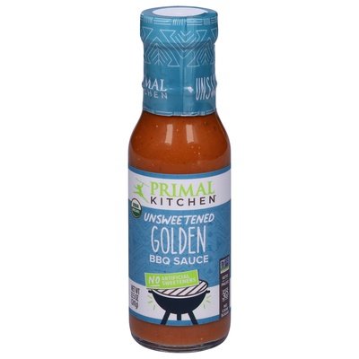 Primal Kitchen Bbq Sauce Unsweetened Golden 6/8.5 OZ [UNFI #2365971] [ebt]