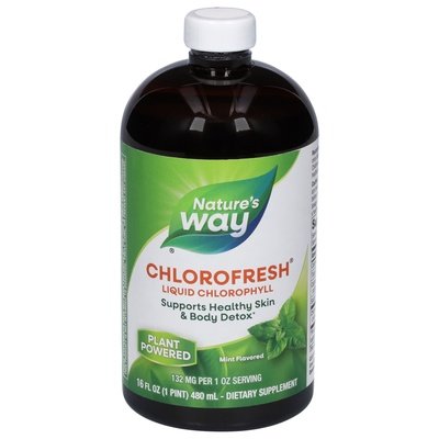 Natures Way Liquid Chlorophyll Mint Flavored 1/16 OZ [UNFI-CARLISLE #467100]