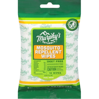 Murphys Naturals Wipes Mosquito Repellent 6/10 CT [UNFI #2952836]