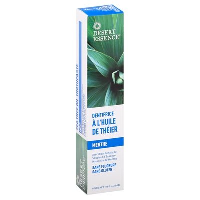 Desert Essence Toothpaste Mint Tea Tree Oil 1/6.25 OZ [UNFI-CARLISLE #654384]