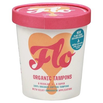 Flo Tampons Eco-Applicator 12/14 CT [UNFI #2896405]