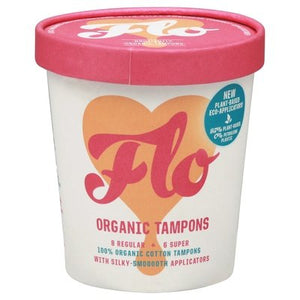 Flo Tampons Eco-Applicator 12/14 CT [UNFI #2896405]