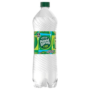 Poland Spring Spring Water Sparkling Lime Flavor 12/33.8 OZ [UNFI #0591024] [ebt]