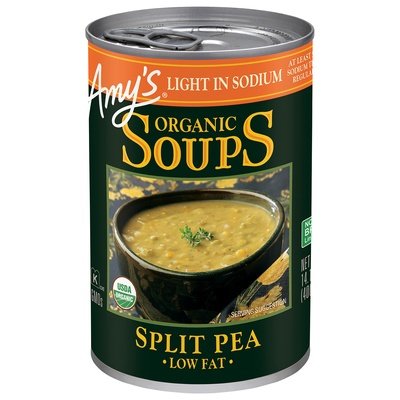 Amys Soups Low Fat Organic Split Pea 12/14.1Oz [UNFI #0728956] [ebt]