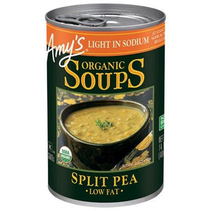 Amys Soups Low Fat Organic Split Pea 12/14.1Oz [UNFI #0728956] [ebt]