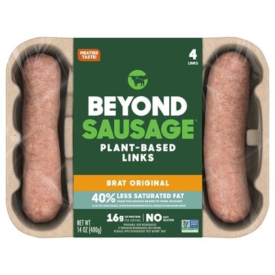 Beyond Meat Links Plant-Based Brat Original 8/14 OZ [UNFI #2267912] [ebt]