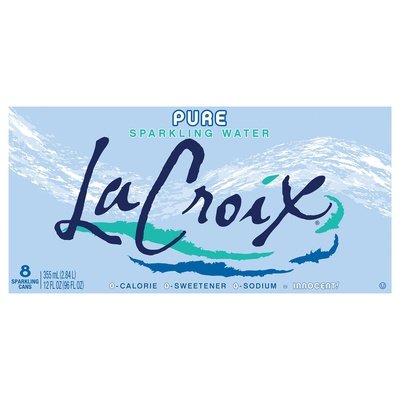Lacroix Sparkling Water Pure 3/8/12 OZ [UNFI #1257872] [ebt] D