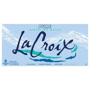 Lacroix Sparkling Water Pure 3/8/12 OZ [UNFI #1257872] [ebt] D