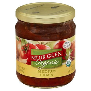 Muir Glen Salsa Medium 12/16 OZ [UNFI #553081] [ebt]