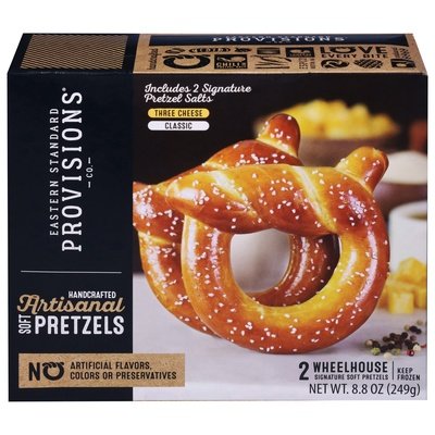 Eastern Standard Provisions Pretzels Artisanal Signature Soft Three Cheese Classic 6/8.8 OZ [UNFI #2994366] [ebt]