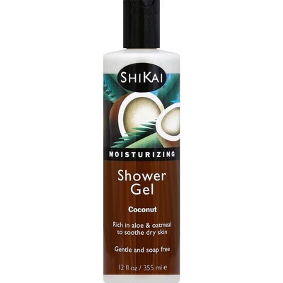 Shikai Shower Gel Moisturizing Coconut 12 OZ [UNFI-CARLISLE #1384312]
