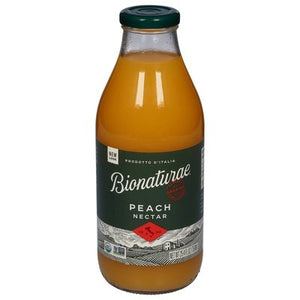 Bionaturae Peach Nectar Organic 6/25.4 OZ [UNFI #0902460] [ebt]