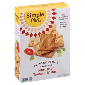 Simple Mills Crackers Sun-Dried Tomato & Basil 6/4.25 OZ [UNFI #1827278] [ebt]
