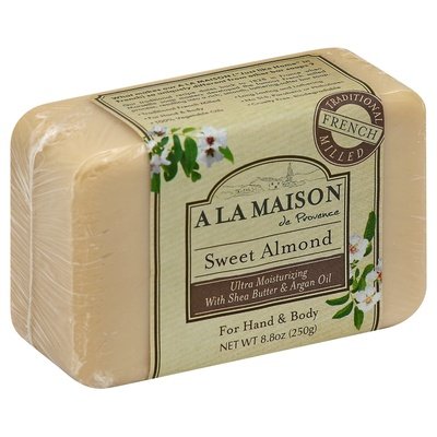 A La Maison Soap Sweet Almond For Hand & Body 1/8.8 OZ [UNFI-CARLISLE #844654]