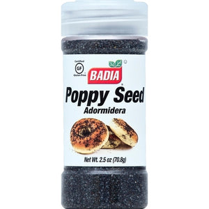 Badia Spices Poppy Seeds 8/2.5 OZ [UNFI #02473080] [ebt]