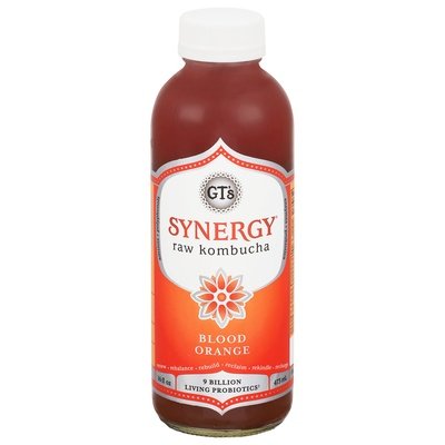 Gts Kombucha Raw Blood Orange 12/16 OZ [UNFI #2840965] [ebt] D